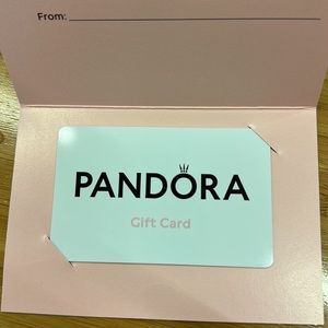 $50 UNUSED Pandora Gift Card